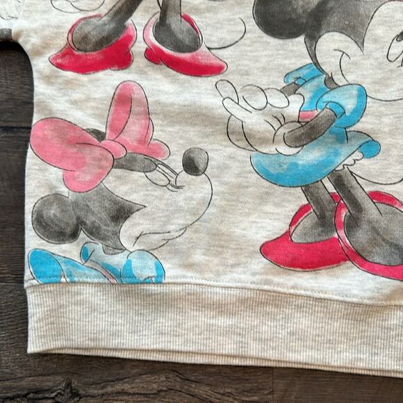 Disney Junior Minnie Mouse 4T Crewneck Pullover Sweatshirt - Picture 6 of 9